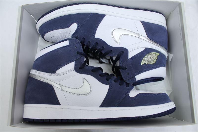 Nike Air Jordan 1 High OG CO.JP "White/Midnight Navy" (2020) (Standard Box)