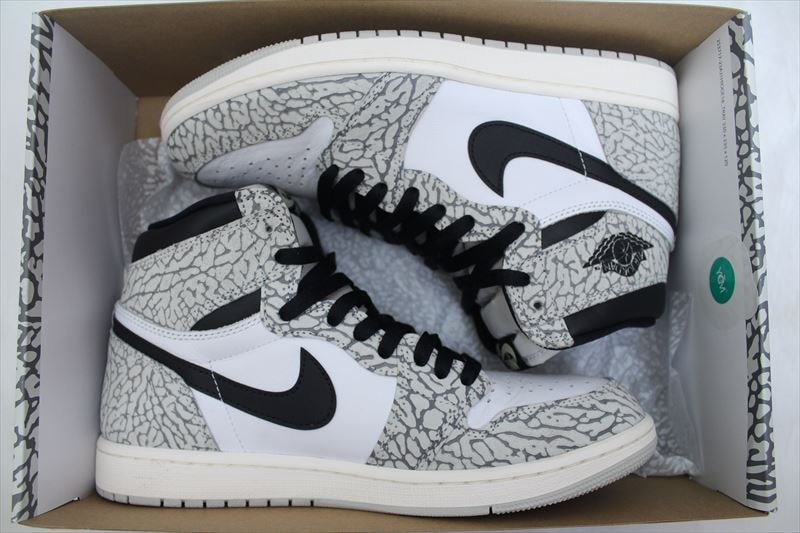 Nike Air Jordan 1 High OG "White Cement/Safari"