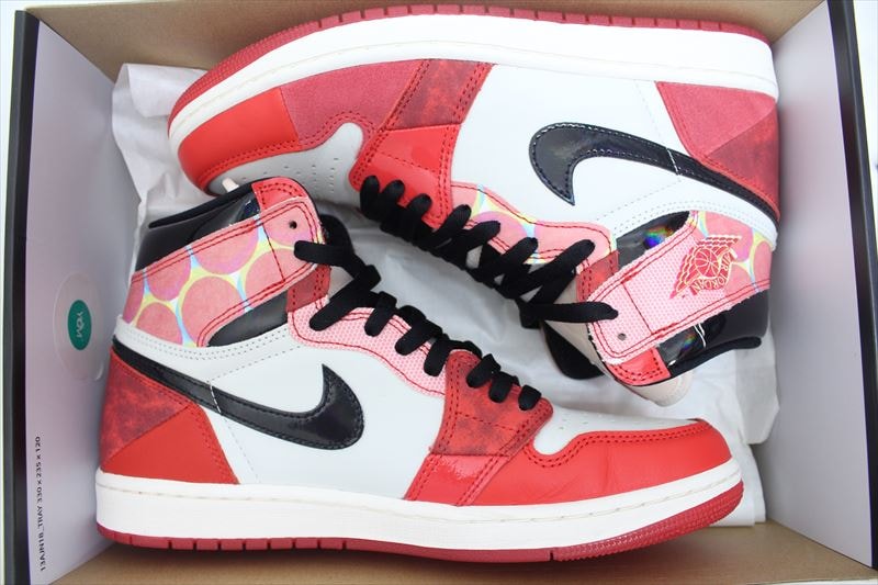 Spider-Man × Nike Air Jordan 1 Retro High OG SP "Spider-Man: Across the Spider-Verse/University Red"