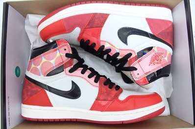 Spider-Man × Nike Air Jordan 1 Retro High OG SP "Spider-Man: Across the Spider-Verse/University Red"