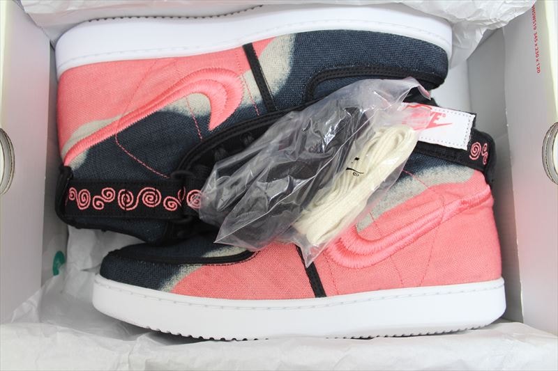 NOMA t.d. × Stussy × Nike Vandal High SP "Black/Sea Coral/White"