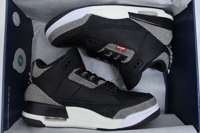 Levi's × Nike Air Jordan 3 Retro SP "Black and White" (LEVI'S Tab)