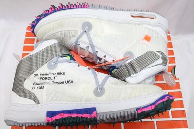 Off-White × Nike Air Force 1 Mid "White"