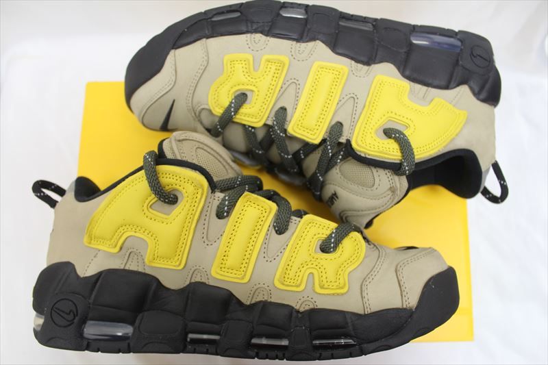 AMBUSH × Nike Air More Uptempo Low "Vivid Sulfur and Limestone"
