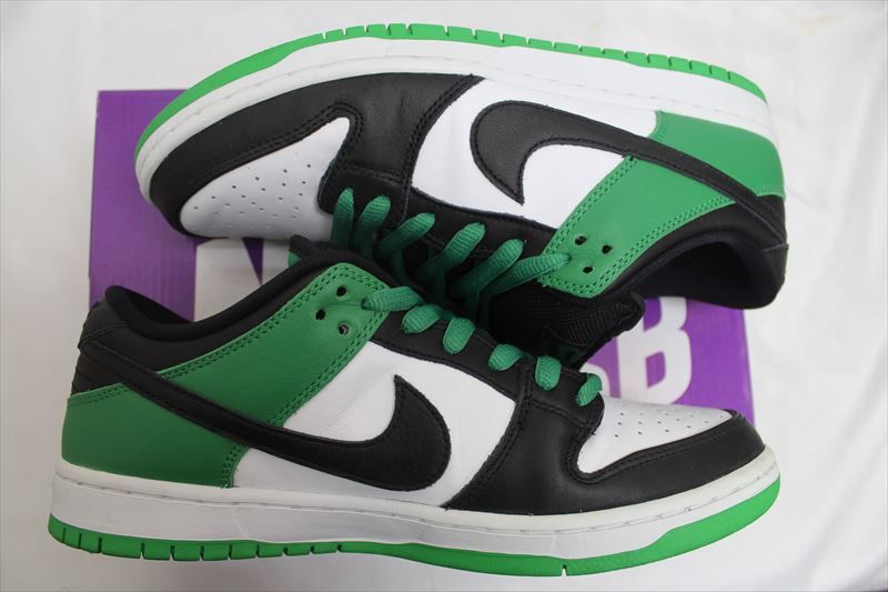 Nike SB Dunk Low Pro "Black and Classic Green"