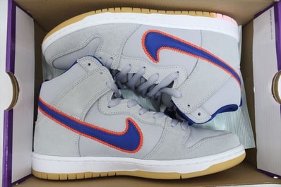 Nike SB Dunk High "Rush Blue and Team Orange/New York Mets"