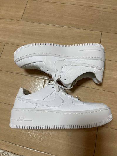 Nike Women's Air Force Sage Low "Triple White"