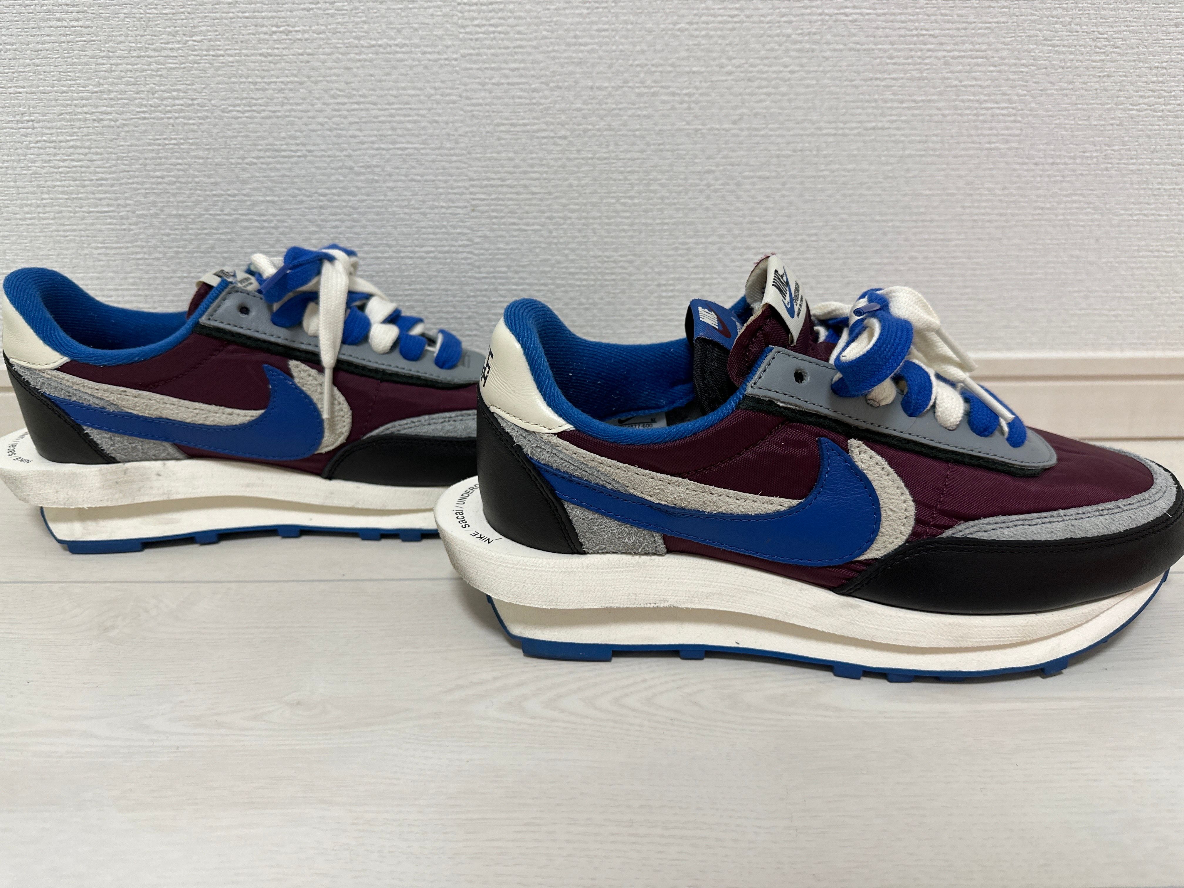 UNDERCOVER × sacai × Nike LD Waffle "Night Maroon/Pale Ivory-Ground Grey-Team Royal"