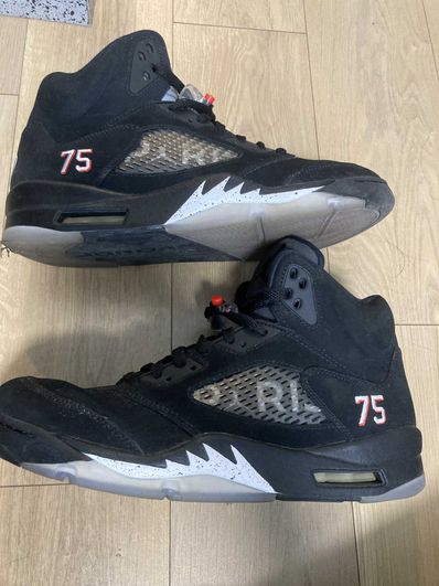 NIKE AIR JORDAN 5 PARIS SAINT-GERMAIN BLACK/CEMENT GREY