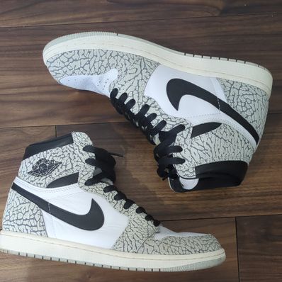 Nike Air Jordan 1 High OG "White Cement/Safari"