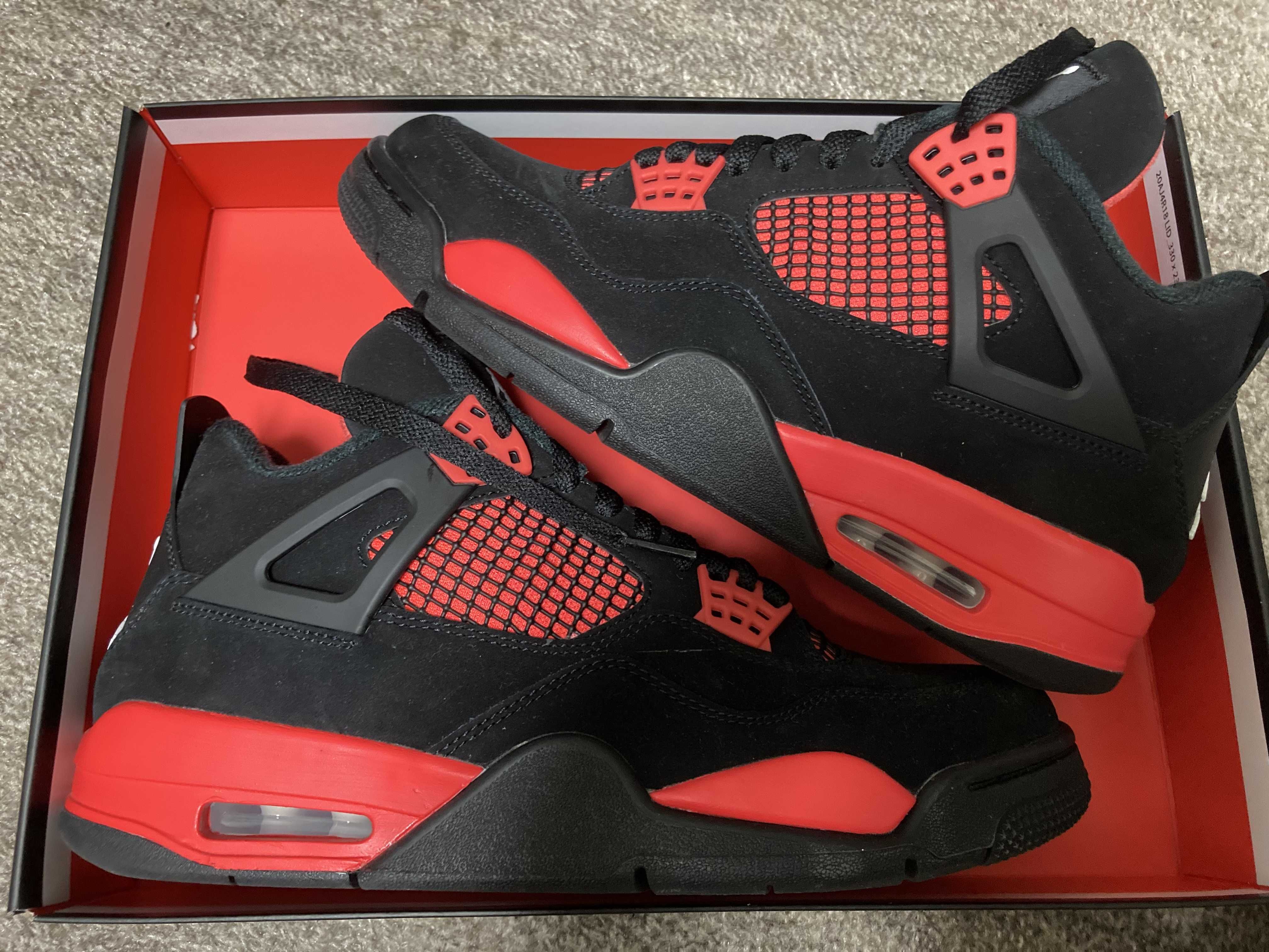Nike Air Jordan 4 "Red Thunder/Crimson"