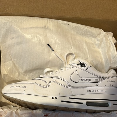 NIKE AIR MAX 1 "TINKER SCHEMATIC WHITE"