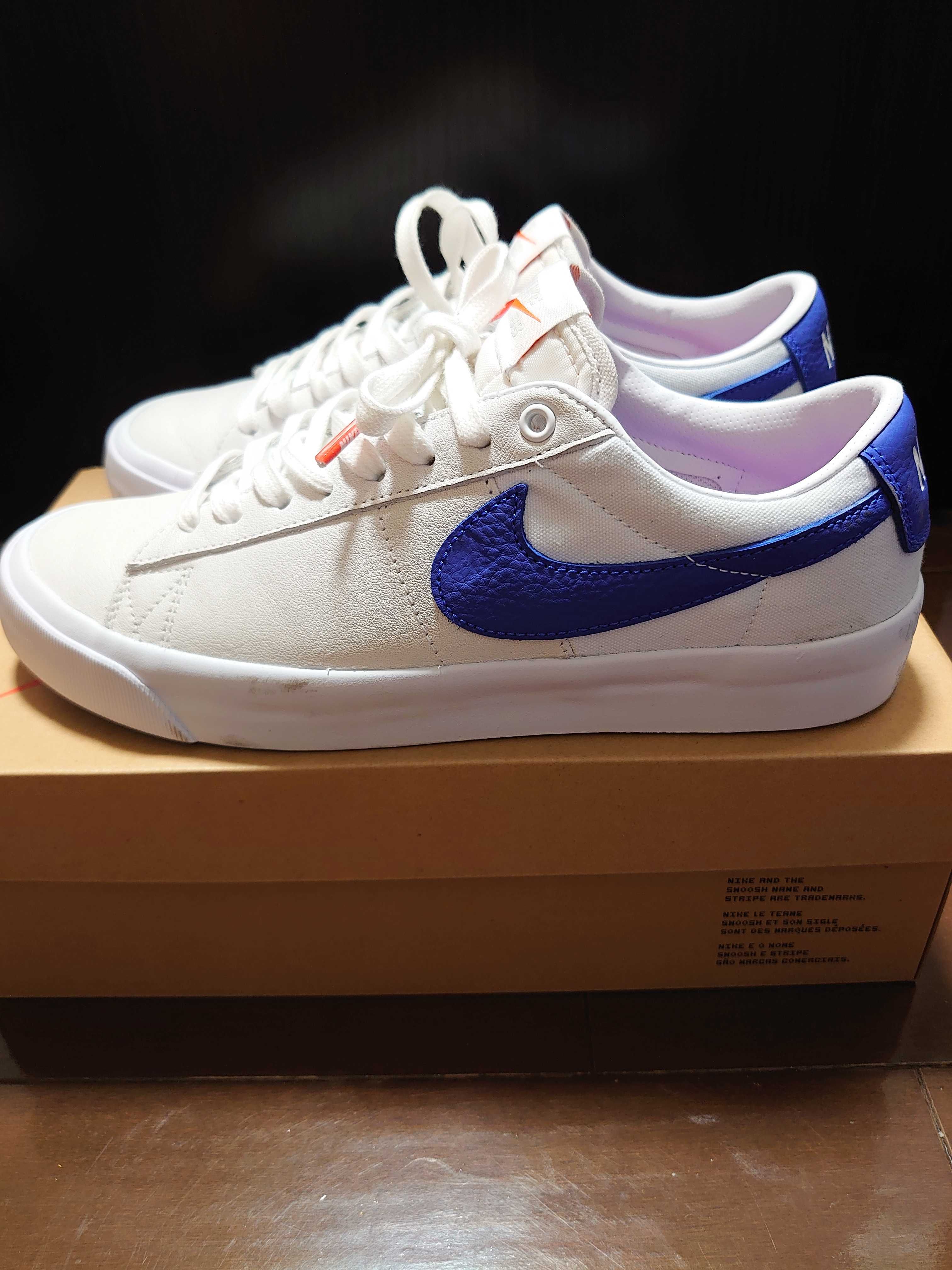 Nike SB Orange Label Zoom Blazer Low PRO GT ISO "White/Varsity Royal"