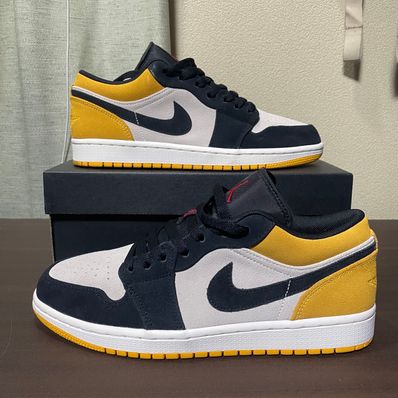 Nike Air Jordan 1 Low "Sail University Gold Black"