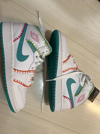 Nike GS Air Jordan 1 Mid "Knitted"