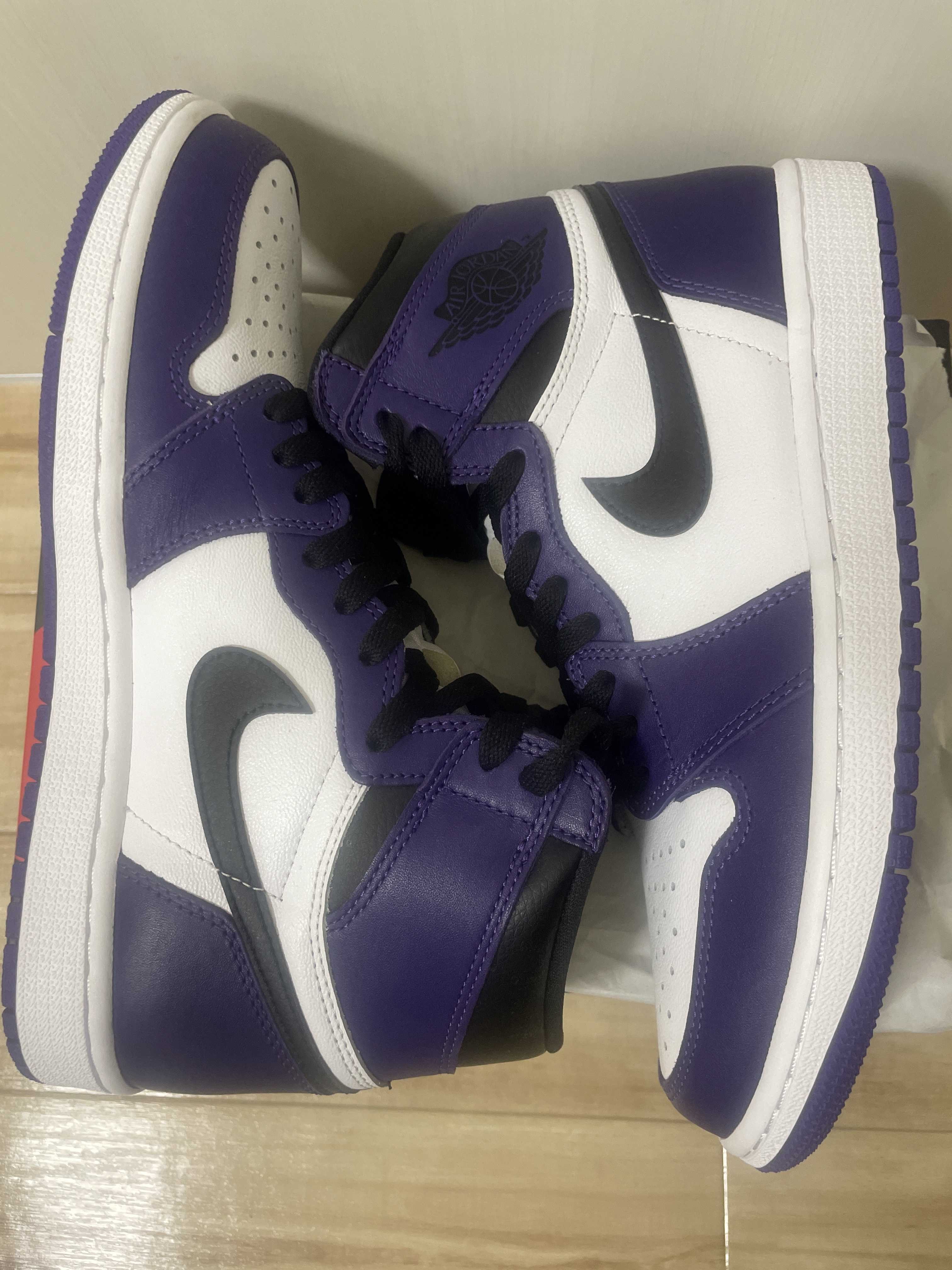 Nike Air Jordan 1 Retro High OG "Court Purple White/Black" (2020)   