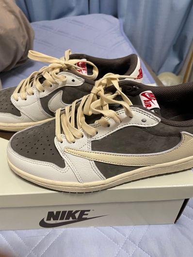 Travis Scott × Nike Air Jordan 1 Low OG SP "Reverse Mocha/Sail and Ridgerock"