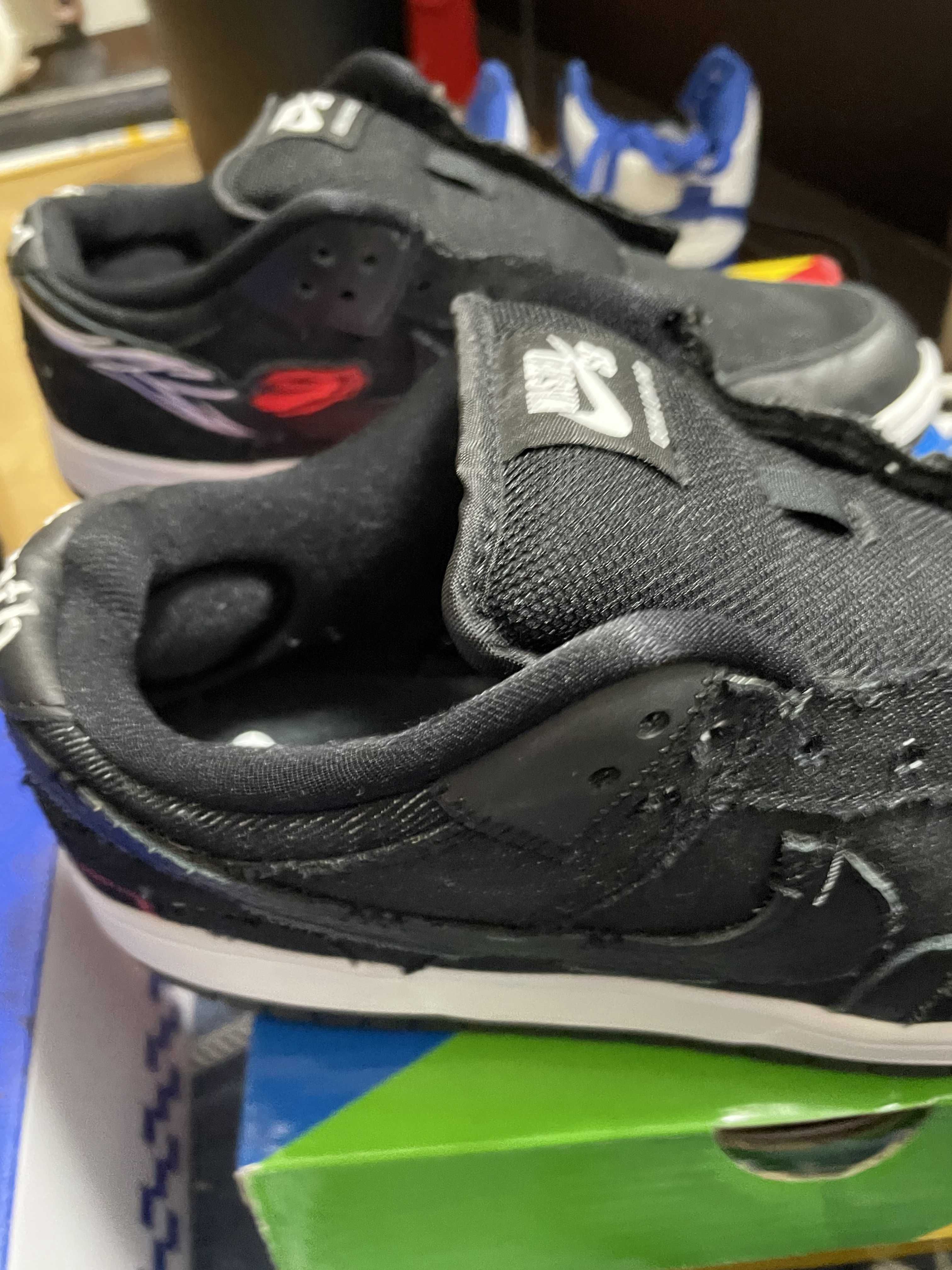 Wasted Youth × Nike SB Dunk Low "Black Denim" / VERDY