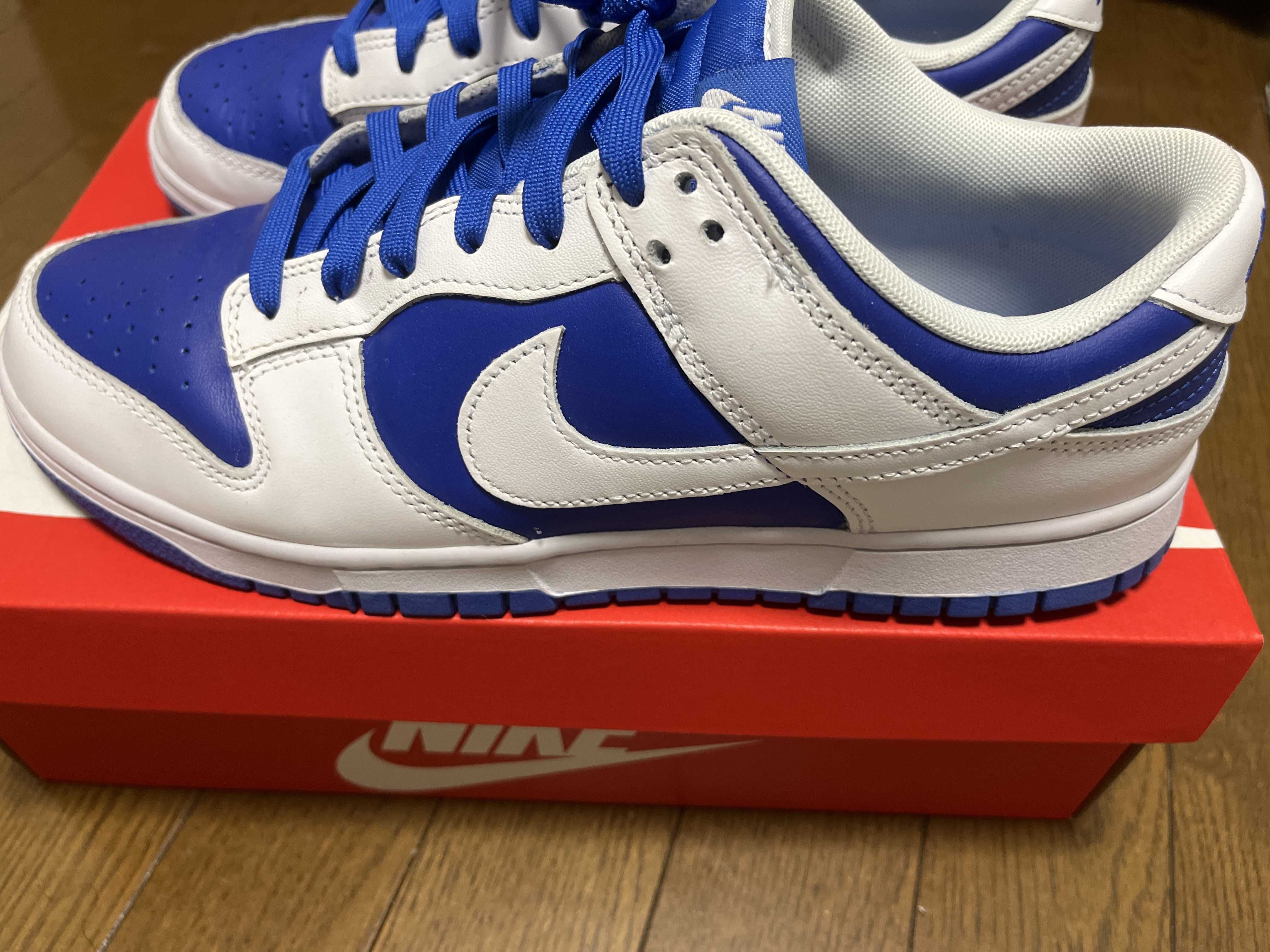 Nike Dunk Low Retro "Racer Blue and White"