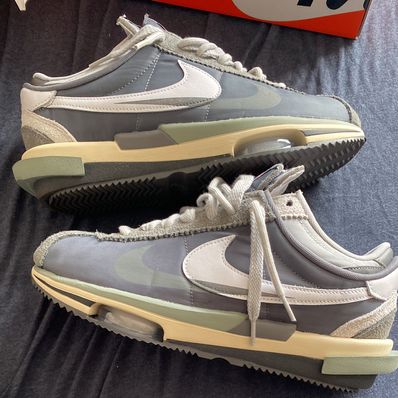 sacai × Nike Zoom Cortez "Iron Grey"