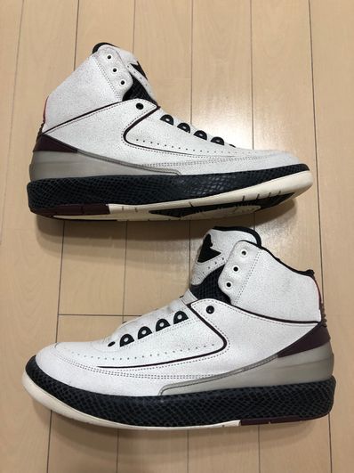 A Ma Maniere × Nike Air Jordan 2 "Airness/Sail and Burgundy"