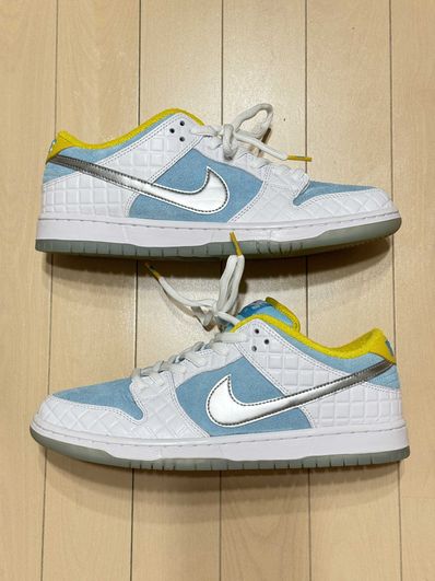 FTC × Nike SB Dunk Low "White/Blue"