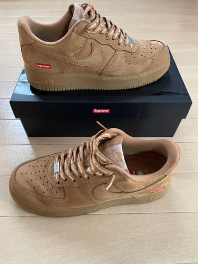 Supreme × Nike Air Force 1 Low "Flax/Wheat"