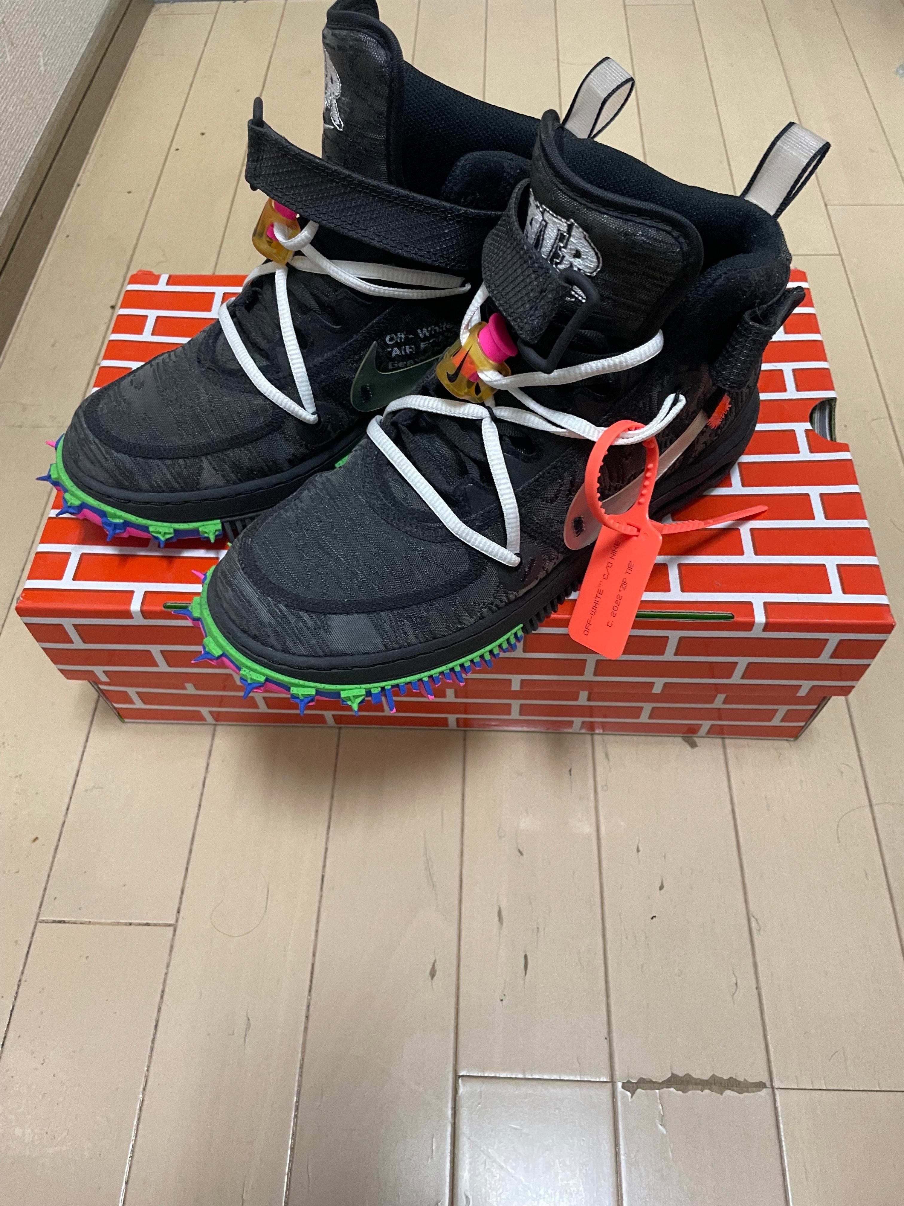 Off-White × Nike Air Force 1 Mid "Black"