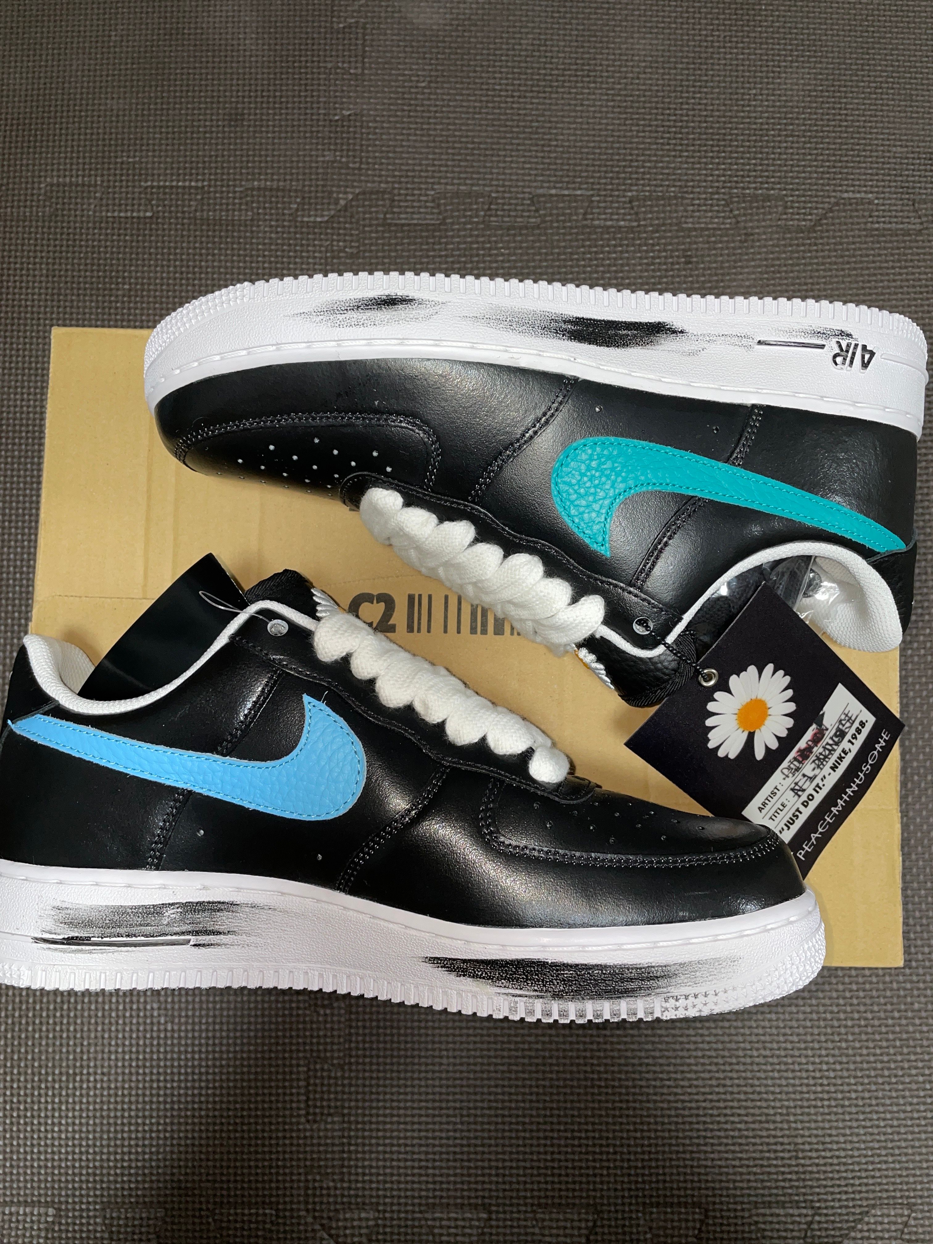 PEACEMINUSONE × Nike Air Force 1 Low '07 Para-Noise 3.0 "Black and Multi-Color" / G-DRAGON