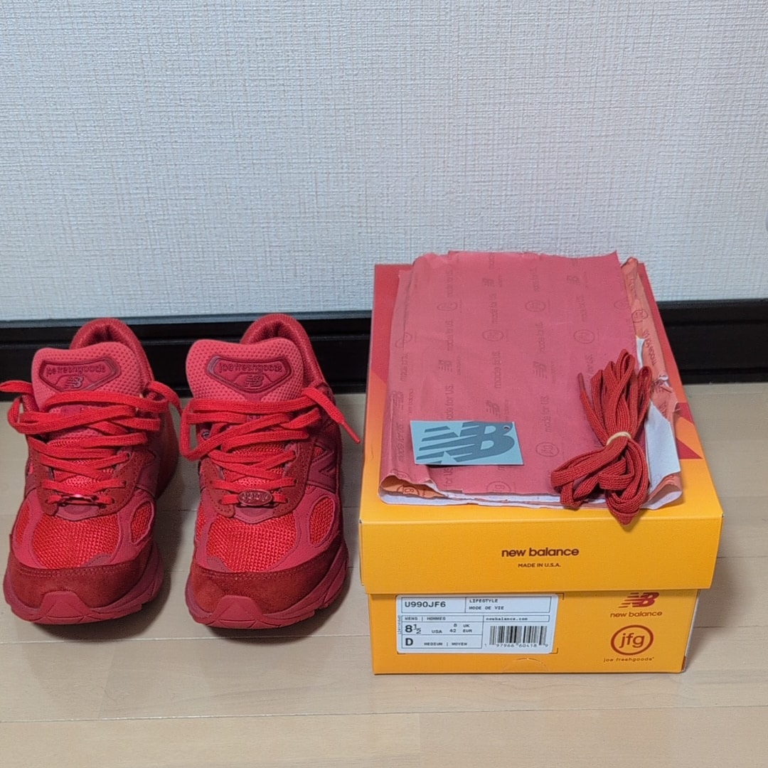 Joe Freshgoods × New Balance 990V6 "Paris Red"