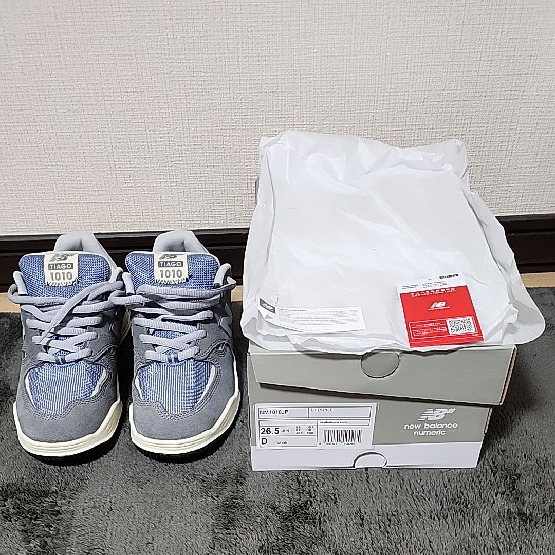 ニューバランス ヌメリック ティアゴ・レモス 1010 "グレー/ブルー"