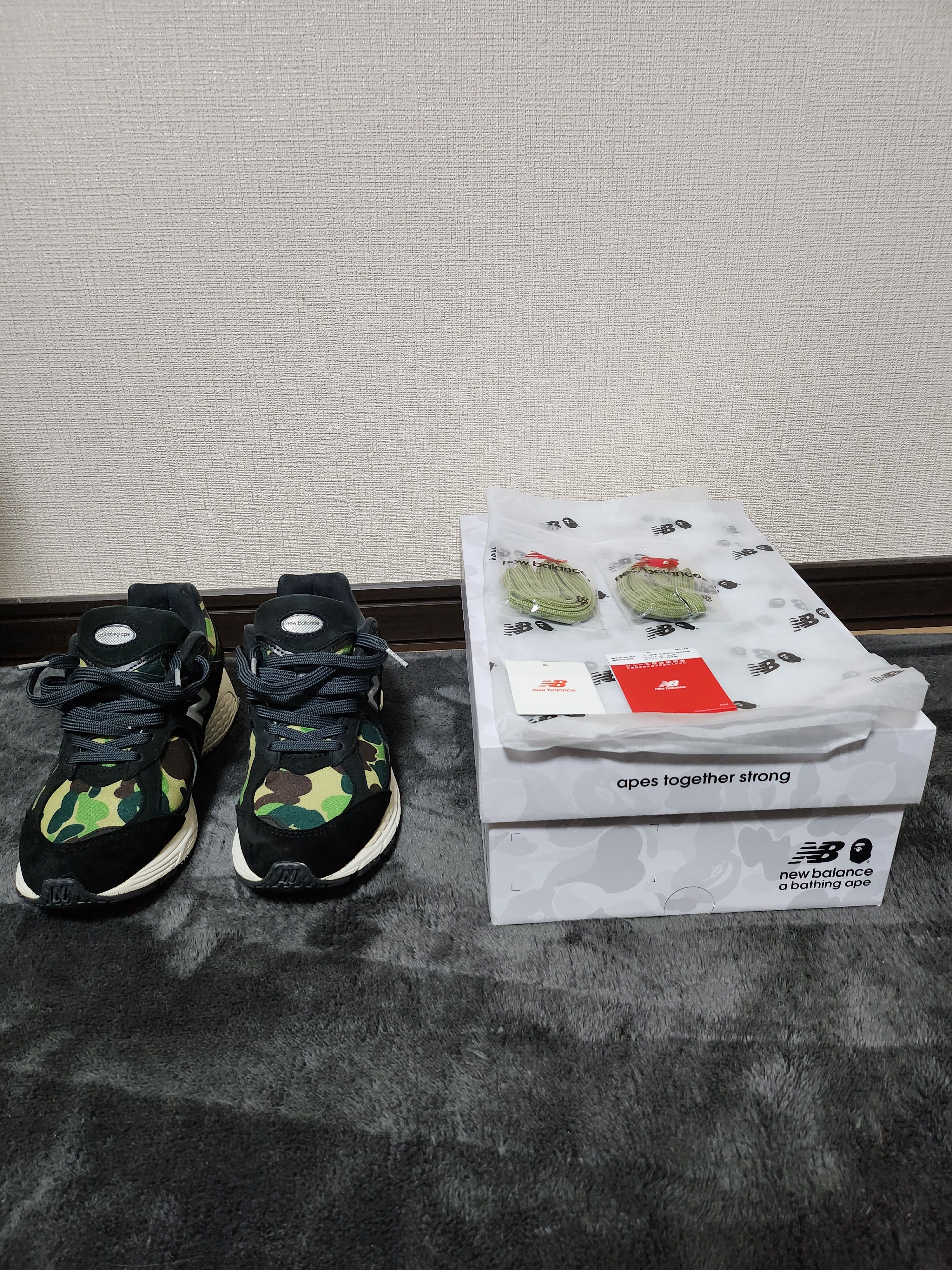 A BATHING APE × New Balance 2002R "Black"