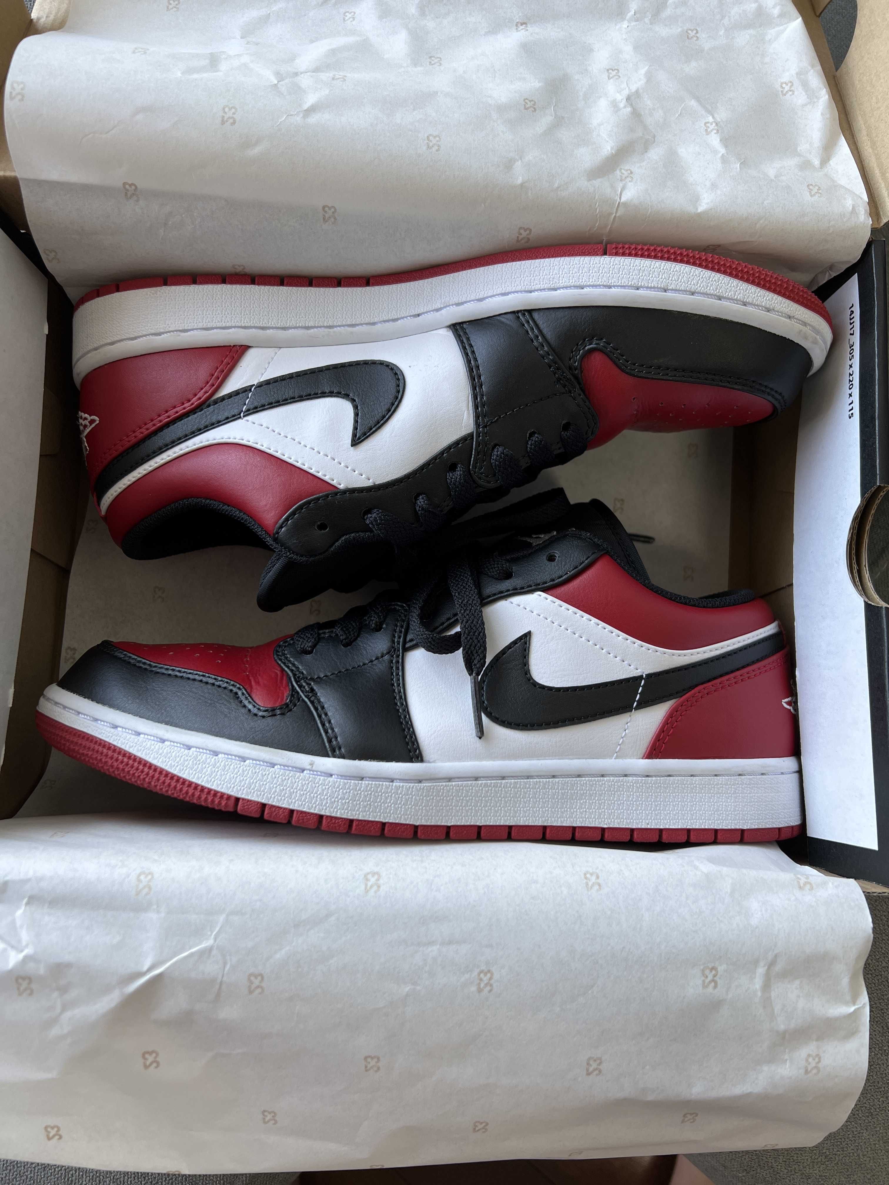 Nike Air Jordan 1 Low "Bred Toe"