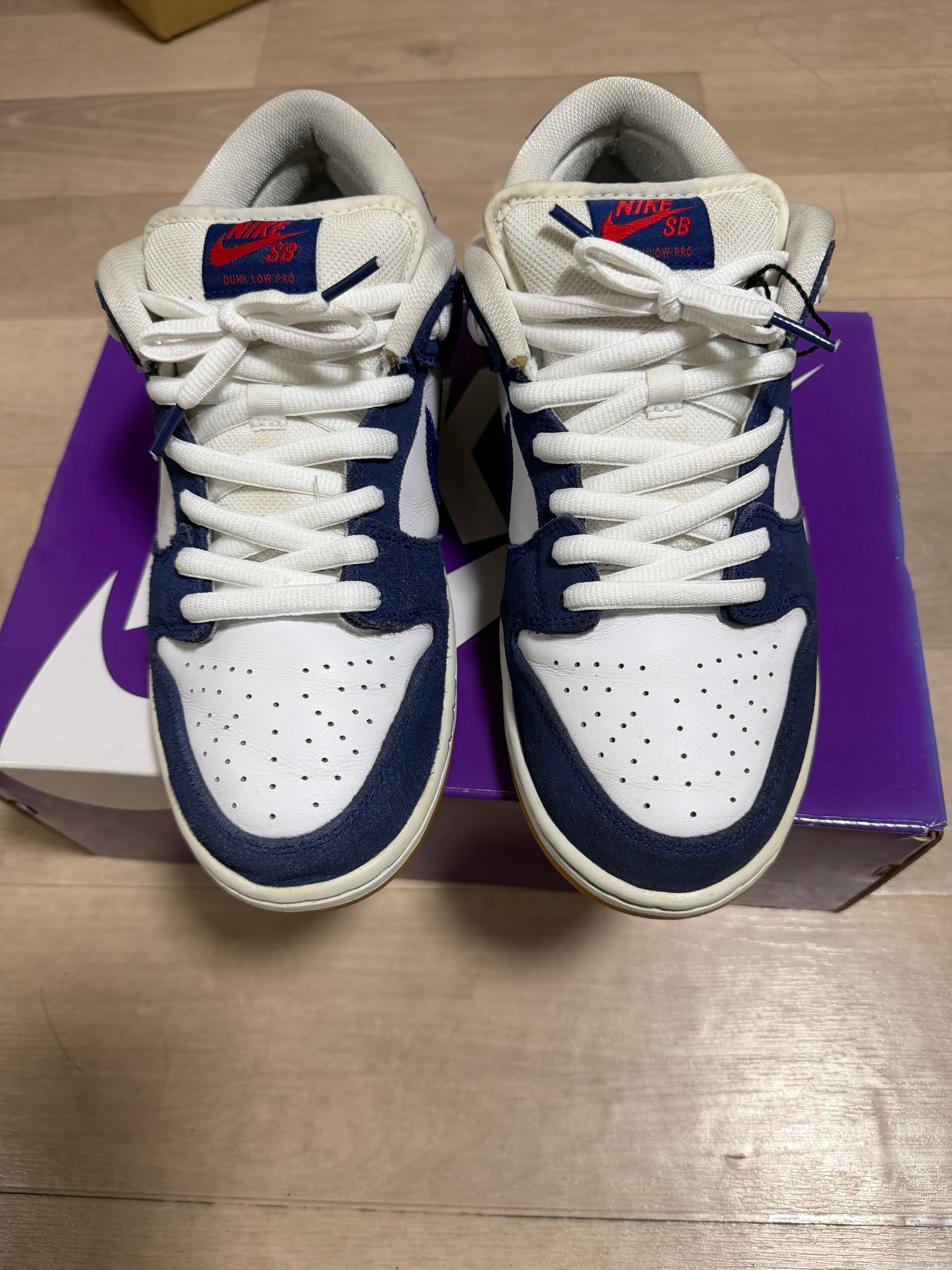 Nike SB Dunk Low "Los Angeles Dodgers/Deep Royal Blue"