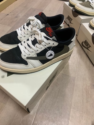 Travis Scott × Nike Women's Air Jordan 1 Low OG "Medium Olive"