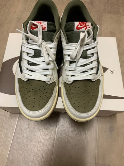Travis Scott × Nike Air Jordan 1 Low OG SP "Reverse Olive"