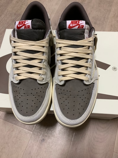 Travis Scott × Nike Air Jordan 1 Low OG SP "Reverse Mocha/Sail and Ridgerock"
