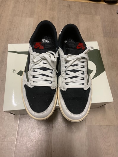 Travis Scott × Nike Women's Air Jordan 1 Low OG "Medium Olive"