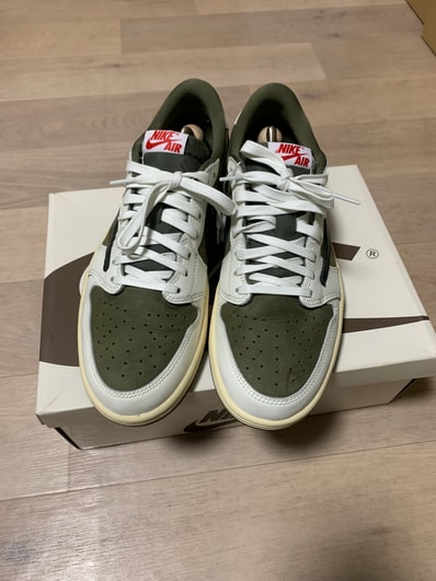 Travis Scott × Nike Air Jordan 1 Low OG SP "Reverse Olive"