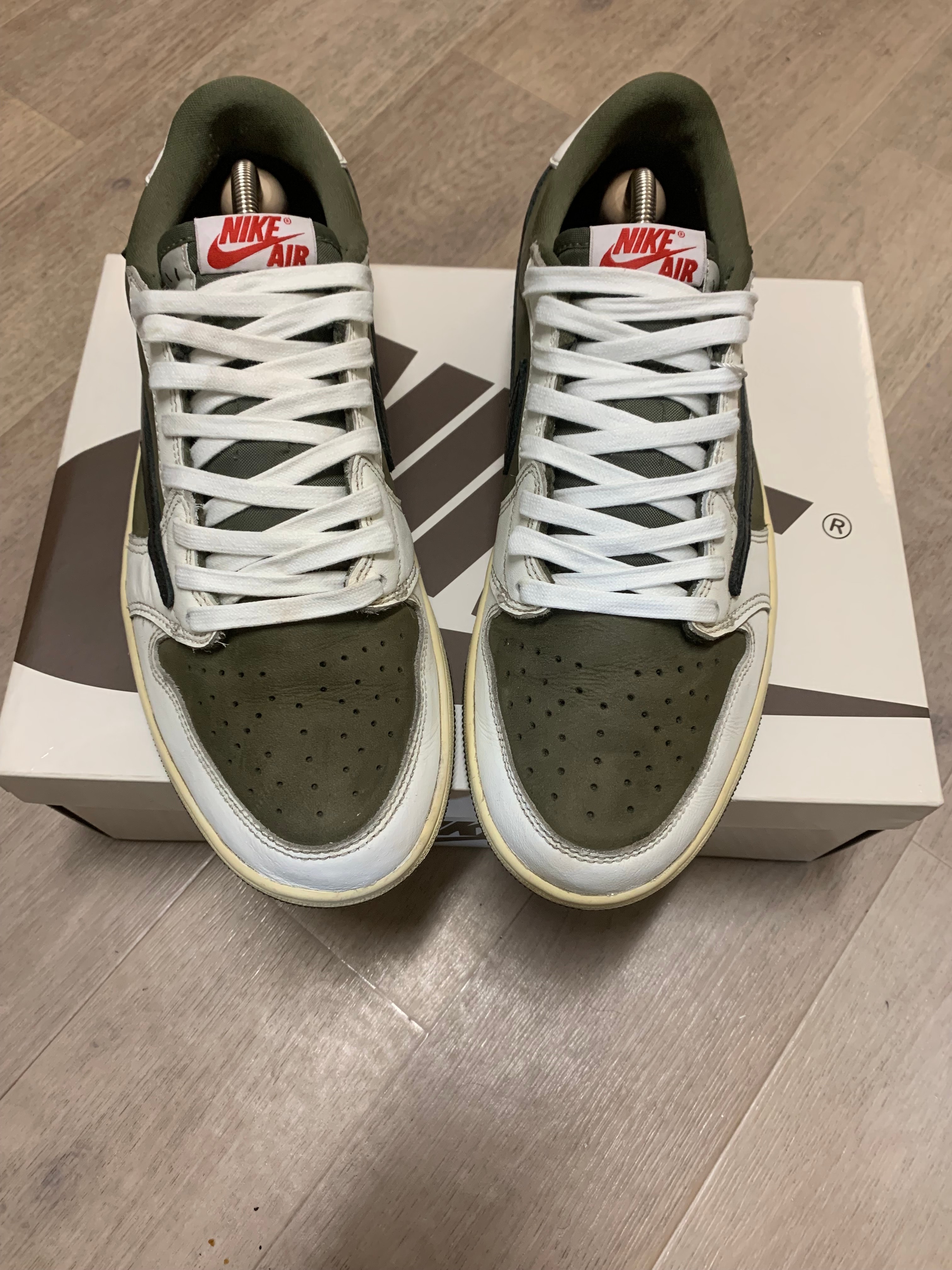 Travis Scott × Nike Air Jordan 1 Low OG SP "Reverse Olive"