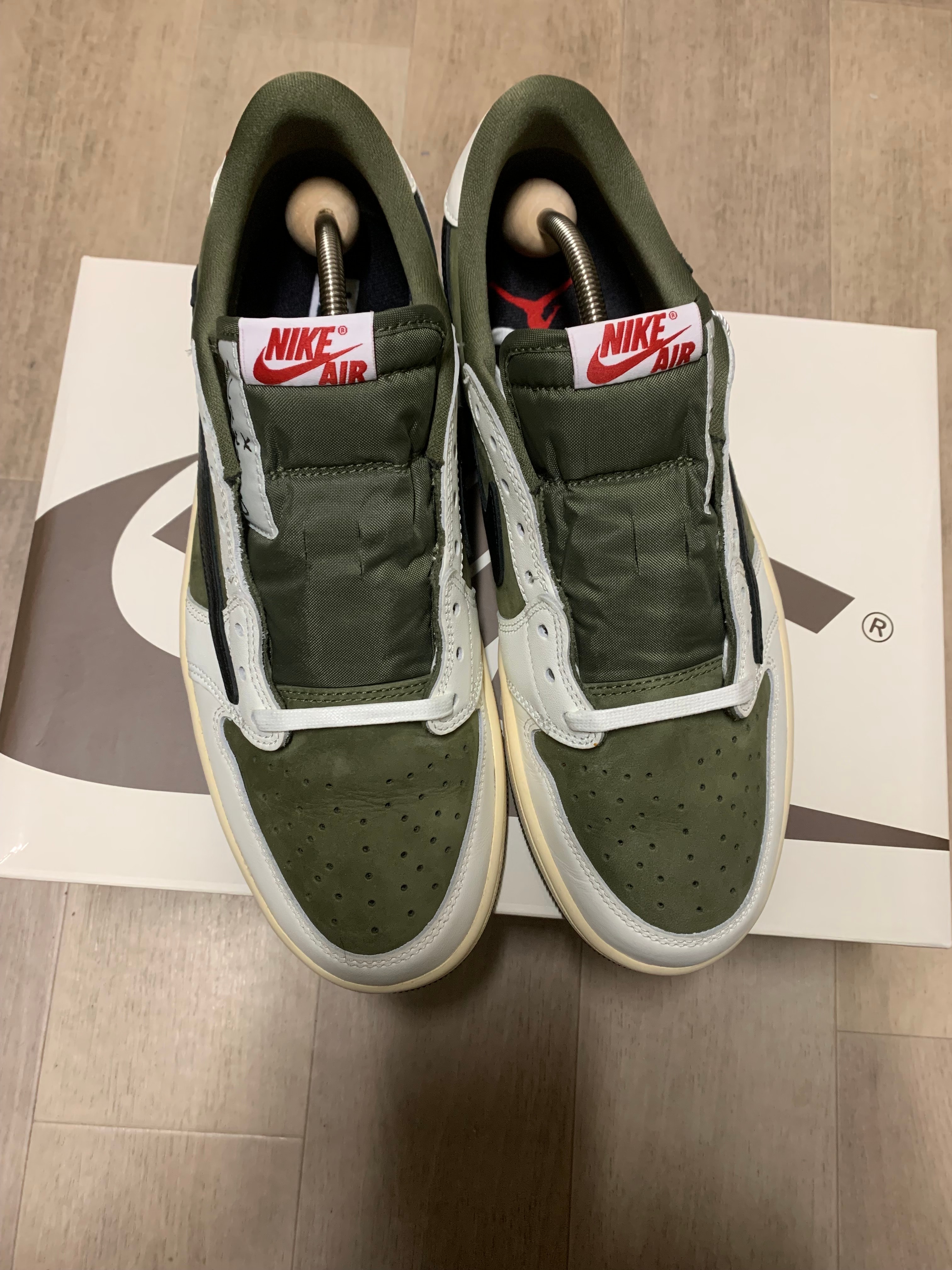 Travis Scott × Nike Air Jordan 1 Low OG SP "Reverse Olive"