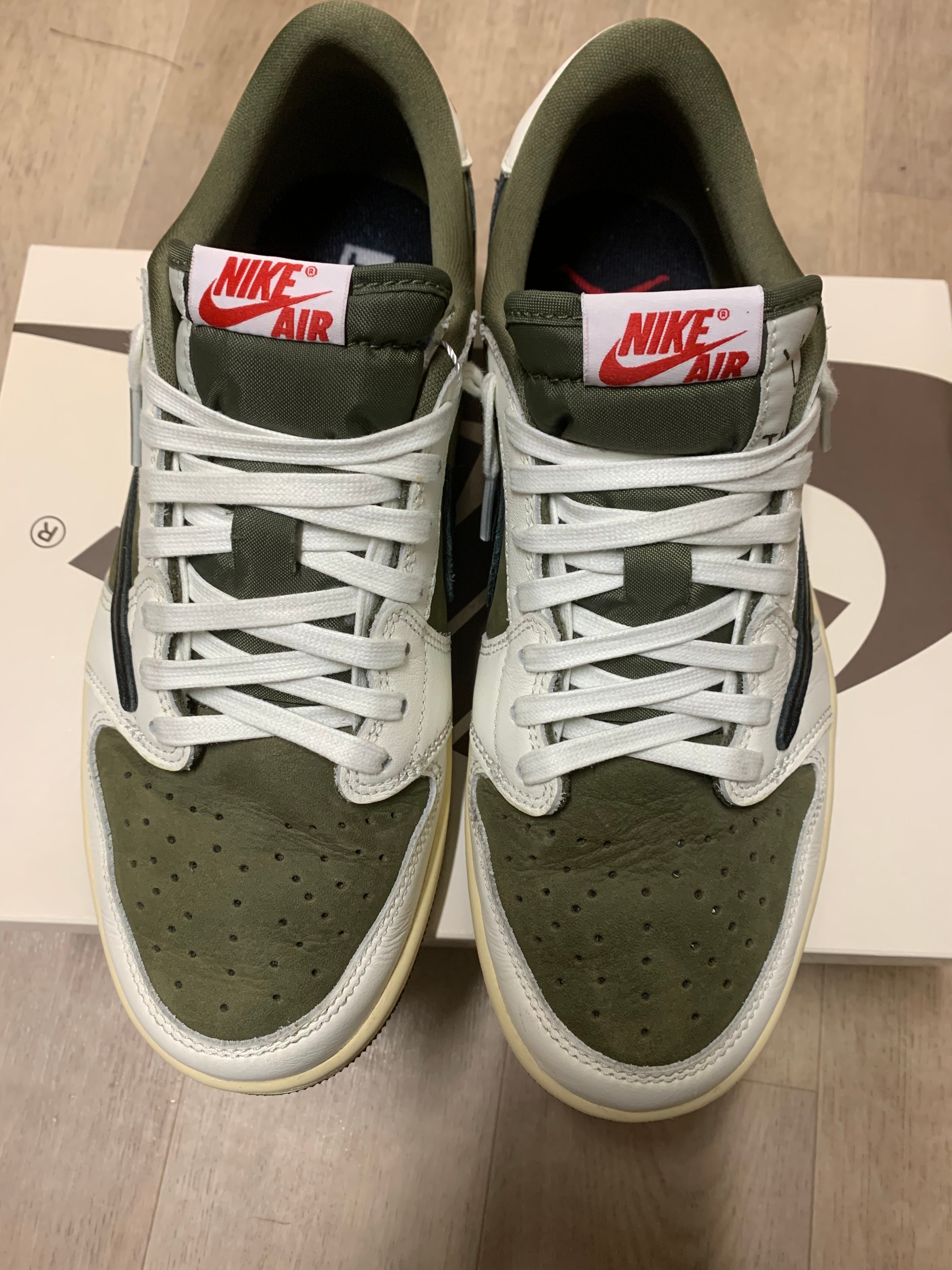 Travis Scott × Nike Air Jordan 1 Low OG SP "Reverse Olive"