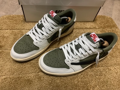 Travis Scott × Nike Air Jordan 1 Low OG SP "Reverse Olive"