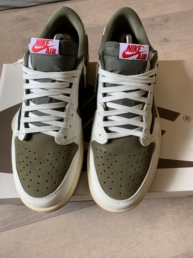 Travis Scott × Nike Air Jordan 1 Low OG SP "Reverse Olive"