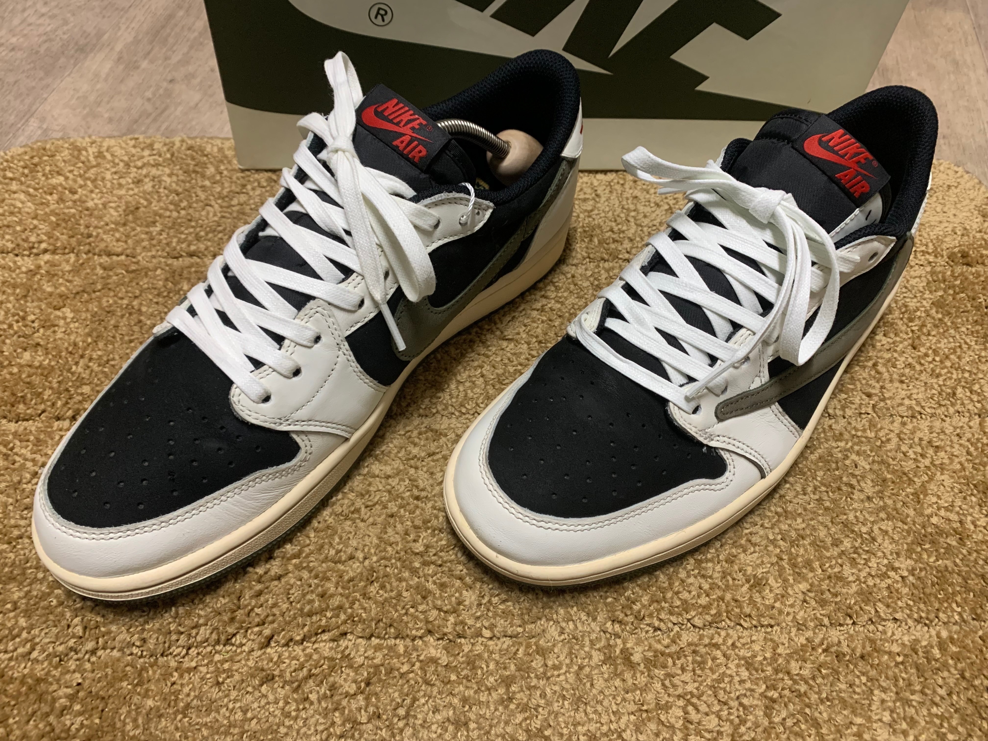 Travis Scott × Nike Women's Air Jordan 1 Low OG "Medium Olive"