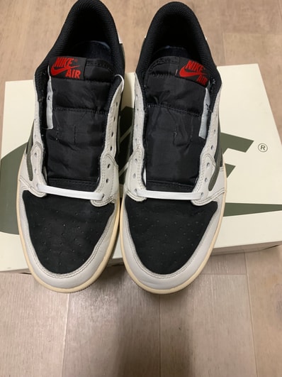 Travis Scott × Nike Women's Air Jordan 1 Low OG "Medium Olive"