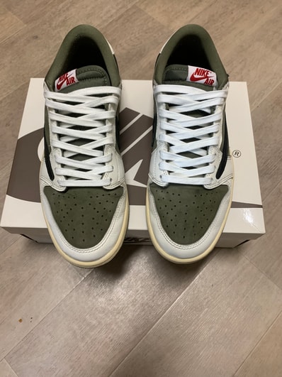 Travis Scott × Nike Air Jordan 1 Low OG SP "Reverse Olive"