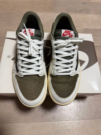 Travis Scott × Nike Air Jordan 1 Low OG SP "Reverse Olive"