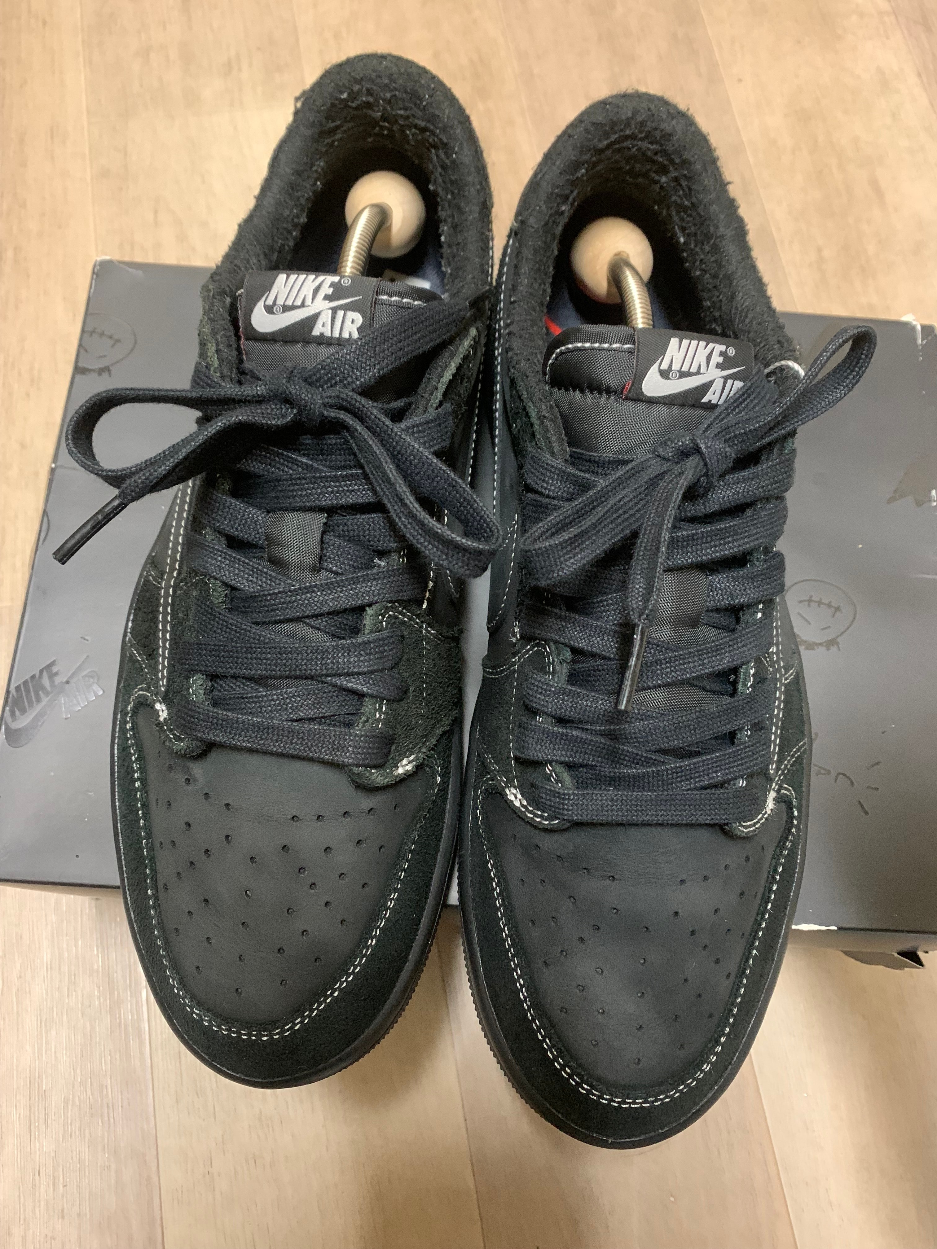 Travis Scott × Nike Air Jordan 1 Low OG SP "Black Phantom"
