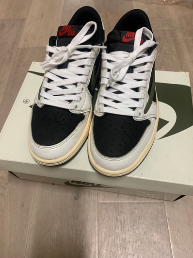 Travis Scott × Nike Women's Air Jordan 1 Low OG "Medium Olive"